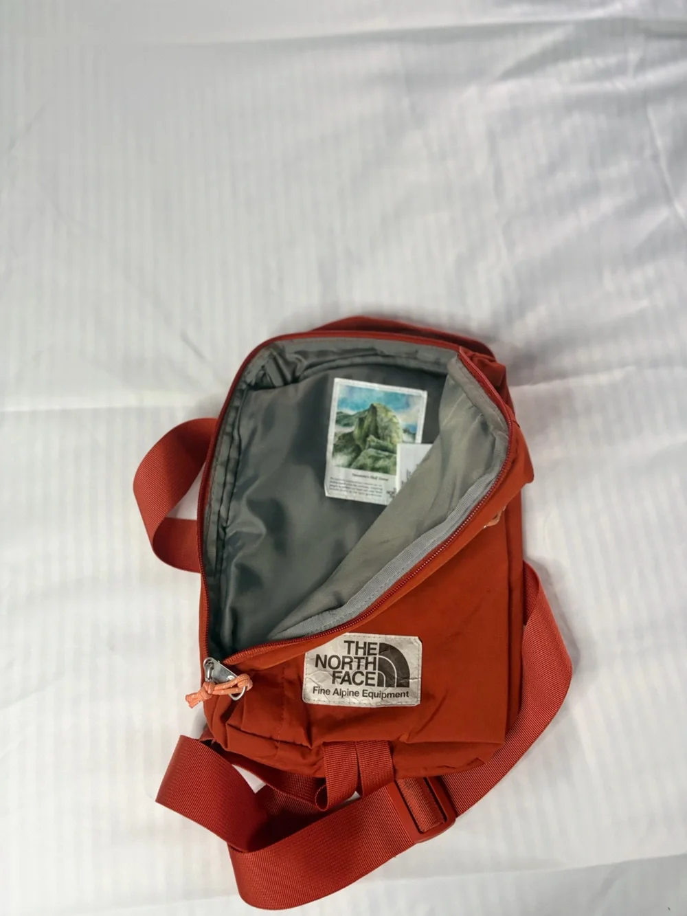 The North Face Rust Orange Sling Belt Bag